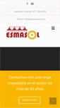 Mobile Screenshot of esmasol.com